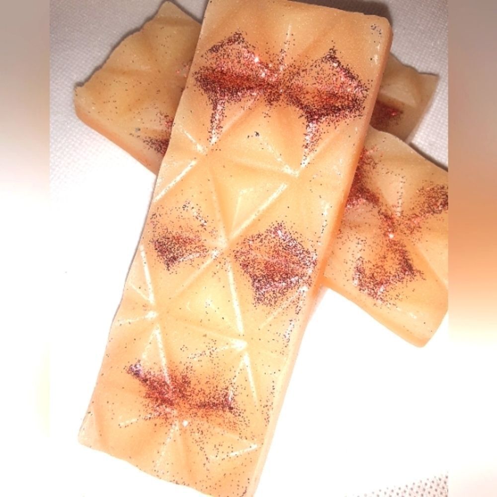 Hand Crafted Tropical storm waxmelt glitter  bar 1pc